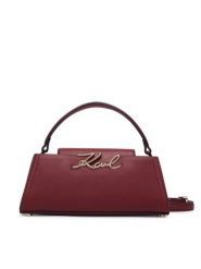 KARL LAGERFELD Torebka B4W30207 Bordowy. Czerwone torebki klasyczne damskie Karl Lagerfeld, bez wzorów, ze skóry, bez dodatków. Za 1,099.00 zł.