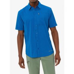 Koszula turystyczna męska Vaude Seiland Shirt IV. Niebieskie koszule męskie Vaude, m, bez wzorów, bez kołnierzyka, bez ramiączek. Za 282.99 zł.