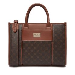 Torebka Nine West. Brązowe torebki klasyczne damskie Nine West, bez wzorów, bez dodatków. Za 369.99 zł.