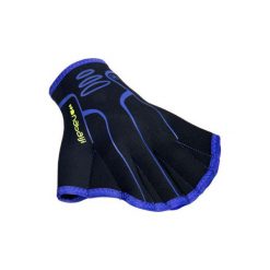 Rękawiczki neoprenowe do gimnastyki w wodzie. Czarne rękawiczki damskie NABAIJI, bez wzorów, z elastanu. Za 39.99 zł.