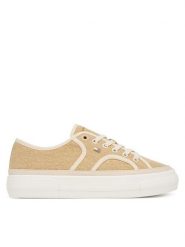Tommy Hilfiger Tenisówki Platform Vulc Piping FW0FW09394 Żółty. Żółte trampki i tenisówki damskie Tommy Hilfiger, bez wzorów, z materiału. Za 409.99 zł.