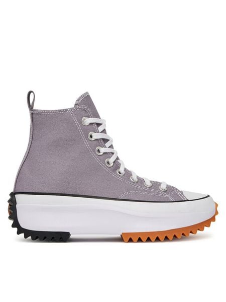 Converse Trampki Run Star Hike Platform A10666C Szary. Szare trampki i tenisówki damskie Converse, bez wzorów, z materiału. Za 369.99 zł.