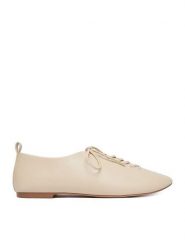 GINO ROSSI Półbuty EO-V2113-33 Écru. Białe półbuty damskie Gino Rossi, bez wzorów, ze skóry, bez obcasa, na płaskiej podeszwie. Za 299.99 zł.