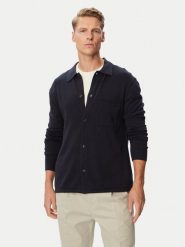 Tommy Hilfiger Kardigan Essential MW0MW40432 Granatowy Regular Fit. Niebieskie kardigany męskie Tommy Hilfiger, l, bez wzorów, z bawełny, bez kołnierzyka. Za 529.99 zł.