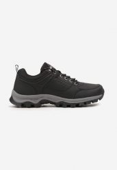 Czarne Płaskie Sznurowane Buty Trekkingowe Evilore. Czarne buty trekkingowe męskie Born2be, z jeansu, bez zapięcia. Za 159.99 zł.