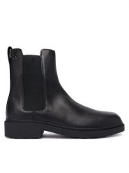 Calvin Klein Sztyblety Dress Lug Chelsea Boot Lth YM0YM01389 Czarny. Czarne sztyblety męskie CALVIN KLEIN, ze skóry, bez zapięcia. Za 679.99 zł.