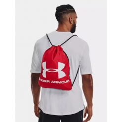 Plecak worek miejski UNDER ARMOUR Ozsee Sackpack 12L. Czerwone plecaki damskie Under Armour, bez wzorów. Za 59.99 zł.