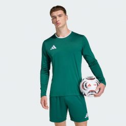 Koszulka Entrada26 Long Sleeve Jersey. Brązowe koszulki męskie z długim rękawem Adidas, m, z dzianiny. Za 73.99 zł.