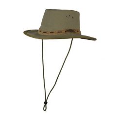 Kapelusz Horka Cape Town. Zielone kapelusze damskie HORKA, bez wzorów. W wyprzedaży za 168.50 zł.