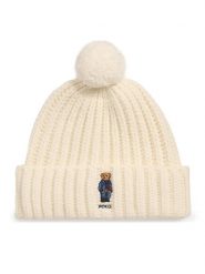 Polo Ralph Lauren Czapka 455931876001 Beżowy. Brązowe czapki zimowe damskie Polo Ralph Lauren, z materiału. Za 389.99 zł.