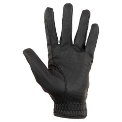 Rękawiczki jeździeckie ze sztucznej skóry ANKY Competition Rhinestone. Czarne rękawiczki dziecięce ANKY, ze skóry, bez ramiączek. Za 184.00 zł.