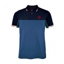 Koszulka minimalistyczna męska Barça z kołnierzykiem. T-shirty sportowe męskie FC Barcelona, m, bez ramiączek, do piłki nożnej. W wyprzedaży za 186.40 zł.