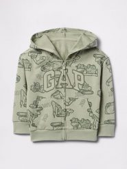 GAP Bluza w kolorze khaki rozmiar: 110. Brązowe bluzy i bluzki niemowlęce GAP, bez wzorów, z jeansu, bez ramiączek, bez kaptura. Za 92.21 zł.