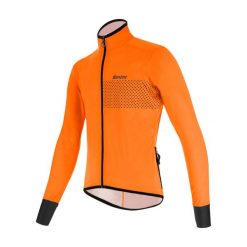 Kurtka rowerowa męska Santini Guard Nimbus. Brązowe kurtki męskie SANTINI, m, bez wzorów, rowerowe. Za 399.99 zł.