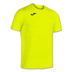 Koszulka Mężczyzna Joma Marathon żółty. Żółte t-shirty sportowe męskie Joma, l, z materiału, bez ramiączek, do biegania. Za 122.25 zł.