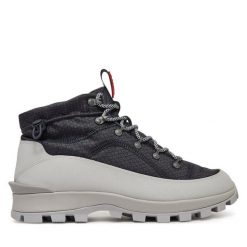 Trapery Hunter. Niebieskie buty zimowe męskie Hunter, bez zapięcia. Za 669.99 zł.