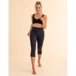Legginsy Capri Tecnología FIR Noah. Niebieskie legginsy damskie Anaissa, m, bez wzorów, z poliamidu. W wyprzedaży za 200.00 zł.