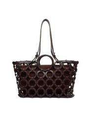 GINO ROSSI Torebka EO-LDA3407B Brązowy. Brązowe torebki klasyczne damskie Gino Rossi, bez wzorów, z materiału, bez dodatków. Za 379.99 zł.