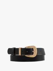 Czarny pasek damski. Czarne paski damskie Ryłko, bez wzorów, z materiału, eleganckie. Za 119.99 zł.