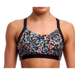 Bikini - top Funkita Hold Steady Crop Top Copper Cluster. Bikini damskie FUNKITA, bez wzorów. Za 239.00 zł.