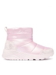 Skechers Śniegowce 310816L/LTPK Czarny. Czarne kozaki dziewczęce Skechers, ze skóry. Za 279.99 zł.