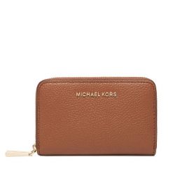 Portfel MICHAEL Michael Kors. Brązowe portfele damskie MICHAEL Michael Kors, bez wzorów. Za 369.99 zł.