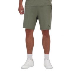 Szorty Le Coq Sportif Offre PE N°1. Zielone szorty męskie Le Coq Sportif, bez wzorów, z materiału, eleganckie. Za 197.15 zł.