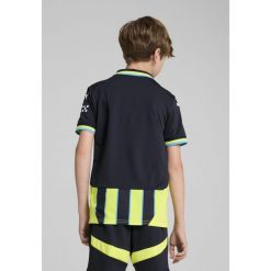 Młodzieżowa koszulka wyjazdowa Manchester City 24/25 PUMA. Niebieskia bluzki damskie Puma, m, bez wzorów, młodzieżowe, bez kołnierzyka, bez ramiączek. W wyprzedaży za 144.00 zł.