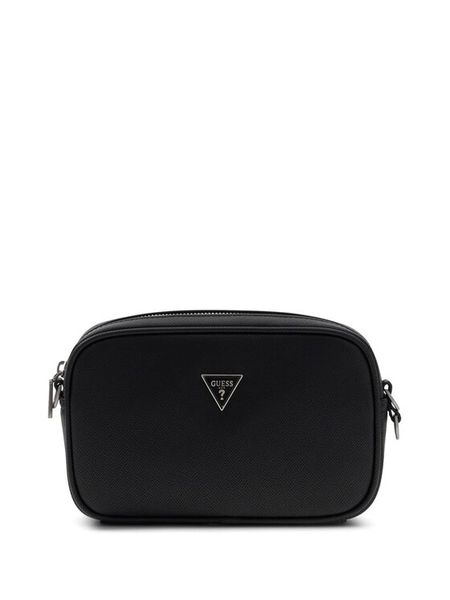 Guess Torba 184198 Czarny. Czarne torby męskie na ramię Guess, z aplikacjami, na ramię. Za 324.99 zł.