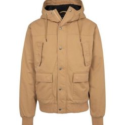 Parka Urban Classic hooded cotton. Brązowe parki męskie Urban Classics, na zimę, m, bez wzorów. Za 379.00 zł.
