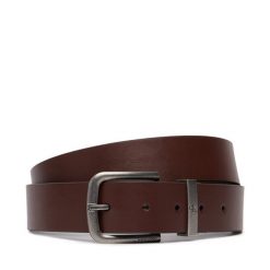 Pasek Calvin Klein. Brązowe paski męskie CALVIN KLEIN, bez wzorów. Za 249.99 zł.