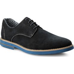 Półbuty LANETTI - MYL8095-2 Granatowy. Niebieskie półbuty męskie Lanetti, z materiału, bez zapięcia. W wyprzedaży za 59.98 zł.