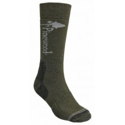 Skarpety trekkingowe Pinewood Melange. Zielone skarpetki damskie Pinewood, bez wzorów. Za 84.99 zł.