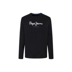Koszulka z długim rękawem Pepe Jeans Eggo N. Czarne koszulki męskie z długim rękawem Pepe Jeans, m, z jeansu. W wyprzedaży za 142.90 zł.