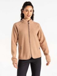 Dare 2b Kurtka polarowa "Excursion" w kolorze beżowym rozmiar: 46. Brązowe kurtki damskie Dare 2b, bez wzorów, z polaru, bez kaptura. Za 117.73 zł.