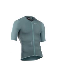 Koszulka rowerowa szosowa NORTHWAVE Essence Jersey UPF50 zielony. Zielone t-shirty sportowe męskie Northwave, l, z jersey, bez ramiączek, na fitness i siłownię. Za 216.00 zł.