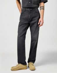 MESKIE SPODNIE WRANGLER FRONTIER COAL 112364832. Spodnie materiałowe męskie Wrangler, bez wzorów, z jeansu. Za 219.99 zł.