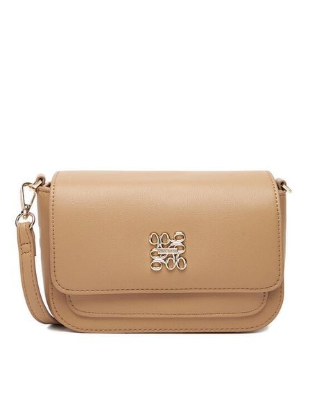 Nine West Torebka CEO-LAYLA-S241045 Beżowy. Brązowe listonoszki damskie Nine West, bez wzorów, z materiału, bez dodatków. Za 179.99 zł.