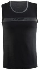 Męska sportowa koszulka bez rękawów Craft Pulse Jersey Shout Black. Czarne t-shirty sportowe męskie Craft, m, z jersey, bez ramiączek, do jazdy konnej. Za 73.68 zł.
