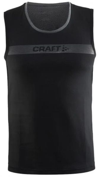 Męska sportowa koszulka bez rękawów Craft Pulse Jersey Shout Black. Czarne t-shirty sportowe męskie Craft, m, z jersey, bez ramiączek, do jazdy konnej. Za 73.68 zł.