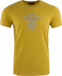 T-shirt męski Jimmy Sanders Yuri musztardowy. Żółte t-shirty męskie Erima, na lato, m, bez wzorów, z bawełny, bez kołnierzyka. Za 49.28 zł.