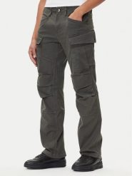 G-Star Raw Spodnie materiałowe 3D D26950-C106 Szary Straight Fit. Szare spodnie materiałowe męskie G-Star Raw, bez wzorów, z bawełny, retro. Za 489.99 zł.