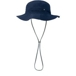 Kapelusz BUFF EXPLORE BOONEY HAT SOLID. Niebieskie czapki męskie Buff, bez wzorów. Za 172.99 zł.