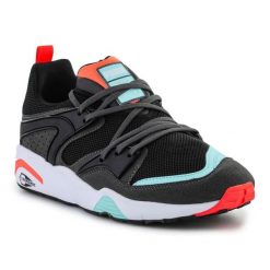 Buty Puma Blaze of Glory Reverse Classics M 383532-01 czarne. Czarne buty sportowe na co dzień męskie z gumy, bez zapięcia. Za 769.83 zł.
