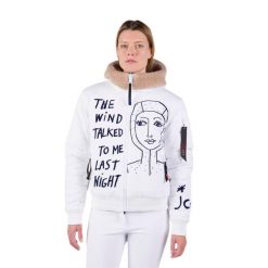 Kurtka narciarska Rossignol JCC damska W Yety Fleecy Bomber JKT biała. Białe kurtki damskie Rossignol, xs, bez wzorów, bez kaptura, narciarskie. W wyprzedaży za 2,716.60 zł.