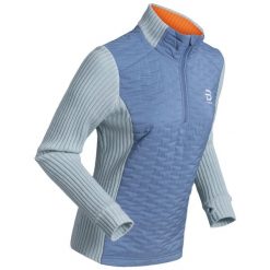 Sweter damski z zamkiem błyskawicznym Daehlie Sportswear Comfy 2.0. Niebieskie swetry klasyczne damskie DAEHLIE, na zimę, bez kołnierzyka. Za 652.00 zł.