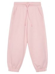 United Colors Of Benetton Spodnie dresowe 3UNICF060 Różowy Relaxed Fit. Czerwone spodnie dziewczęce United Colors Of Benetton, z bawełny. Za 79.99 zł.