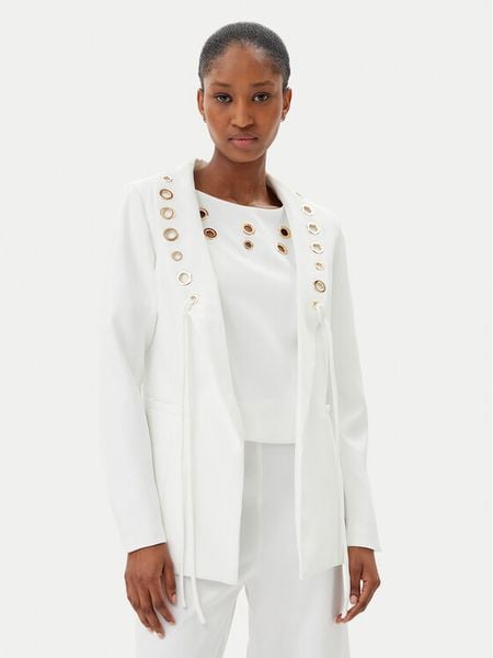 Artigli Marynarka ACGI000745 Biały Regular Fit. Białe marynarki i żakiety damskie Artigli, bez wzorów, z syntetyku. Za 519.99 zł.