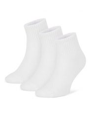 Sprandi Skarpety krótkie 0UB-004-AW24 (3-PACK) Biały. Białe skarpetki damskie Sprandi, bez wzorów, z bawełny. Za 24.99 zł.