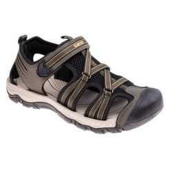 Sandały Męskie Camidio. Brązowe sandały męskie Hi-tec, bez zapięcia. Za 256.99 zł.